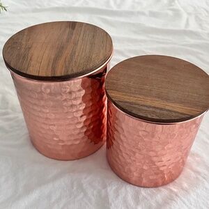 Uncommon James Set of 2 Canisters
